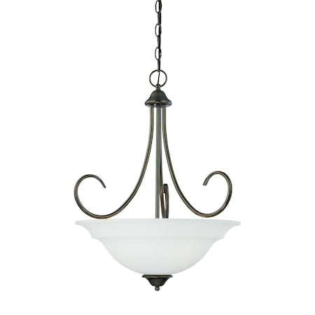 Thomas Bella 20'' Wide 3Light Pendant, Oiled Bronze SL891715